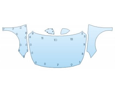 PRECUT PPF CLEAR BRA WRAP