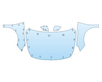 PRECUT PPF CLEAR BRA WRAP