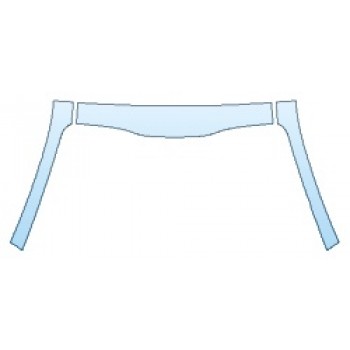 PRECUT PPF KIT - 2018 KIA SEDONA SX LIMITED ROOF A-PILLARS PRECUT PPF CLEAR BRA WRAP