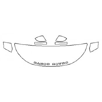 2018 LAND ROVER RANGE ROVER VELAR BASE Hood With Badge (30 InchWrapped Edges) Fenders Mirrors