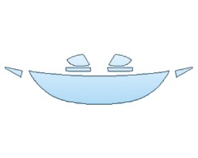 2018 LAND ROVER RANGE ROVER VELAR FIRST EDITION HOOD(18 INCH) FENDERS MIRRORS PRECUT PPF CLEAR BRA WRAP