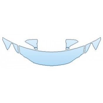 PRECUT PPF KIT - 2018 LEXUS IS 300 AWD HOOD(18 INCH) FENDERS MIRRORS PRECUT PPF CLEAR BRA WRAP