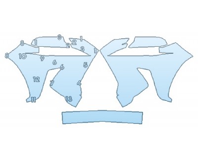 PRECUT PPF CLEAR BRA WRAP