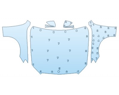 PRECUT PPF CLEAR BRA WRAP