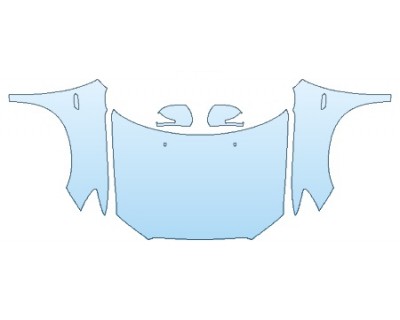 2018 MITSUBISHI OUTLANDER SPORT SE FULL HOOD FENDERS MIRRORS PRECUT PPF CLEAR BRA WRAP