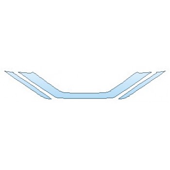 PRECUT PPF KIT - 2018 NISSAN ALTIMA 2.5 SL GRILLE PRECUT PPF CLEAR BRA WRAP