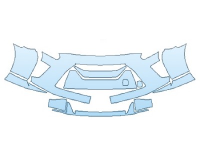 PAINT PROTECTION KIT - 2019 NISSAN GT-R PURE BUMPER - PRECUT PPF CLEAR BRA WRAP