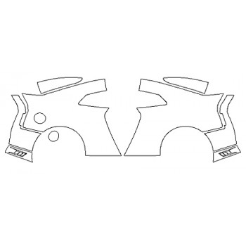 2018 NISSAN GT-R PURE Full Rear Quarter Panels