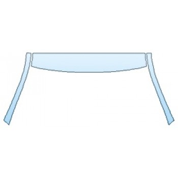 PAINT PROTECTION KIT - 2019 VOLKSWAGEN PASSAT 2.0T SEL PREMIUM ROOF A-PILLARS - PRECUT PPF CLEAR BRA WRAP