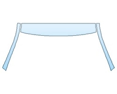 PAINT PROTECTION KIT - 2019 VOLKSWAGEN PASSAT 2.0T SEL PREMIUM ROOF A-PILLARS - PRECUT PPF CLEAR BRA WRAP