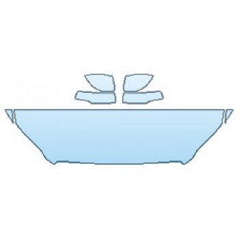 Precut PPF Kit – Clear Bra Paint Protection Film PAINT PROTECTION KIT - 2019 TOYOTA COROLLA LE ECO HOOD(18 INCH STRAIGHT CUT) FENDERS MIRRORS - PRECUT PPF CLEAR BRA WRAP