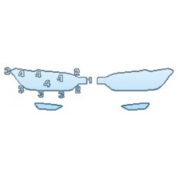 PRECUT PPF CLEAR BRA WRAP