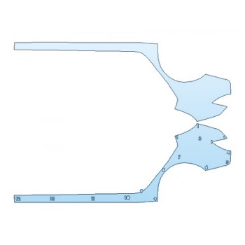 PAINT PROTECTION KIT - 2020 TESLA MODEL 3 FULL REAR QUARTERS (SPLIT AT ROCKERS) - PRECUT PPF CLEAR BRA WRAP