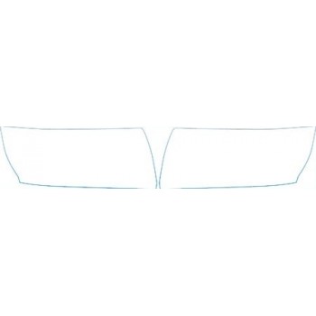 PAINT PROTECTION KIT - 2004 ACURA MDX GRILLE - PRECUT PPF CLEAR BRA WRAP