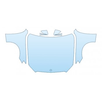 PRECUT PPF KIT - 2018 MERCEDES E-CLASS WAGON E400 4MATIC BASE  FULL HOOD(WRAPPED EDGES) FENDERS MIRRORS PRECUT PPF CLEAR BRA WRAP