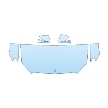 PRECUT PPF KIT - 2018 MERCEDES E-CLASS WAGON E400 4MATIC BASE HOOD(30 INCH) FENDERS MIRRORS PRECUT PPF CLEAR BRA WRAP