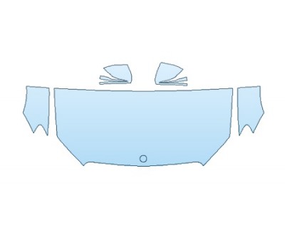 2018 MERCEDES E-CLASS WAGON E400 4MATIC BASE  HOOD(30 INCH) FENDERS MIRRORS PRECUT PPF CLEAR BRA WRAP