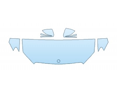 2018 MERCEDES E-CLASS WAGON E400 4MATIC BASE  HOOD(24 INCH) FENDERS MIRRORS PRECUT PPF CLEAR BRA WRAP