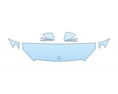 2018 MERCEDES E-CLASS WAGON E400 4MATIC BASE  HOOD(18 INCH) FENDERS MIRRORS PRECUT PPF CLEAR BRA WRAP