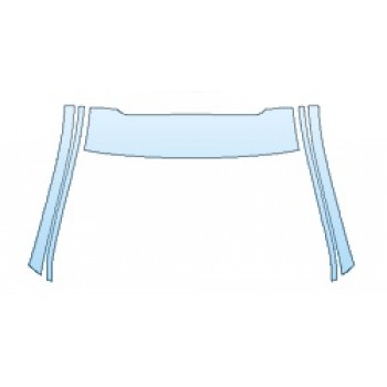 PRECUT PPF KIT - 2018 MERCEDES E-CLASS WAGON E400 4MATIC BASE ROOF A-PILLARS PRECUT PPF CLEAR BRA WRAP