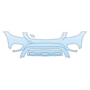 PRECUT PPF KIT - 2018 MERCEDES GLC-CLASS COUPE GLC300 4MATIC BASE BUMPER PRECUT PPF CLEAR BRA WRAP