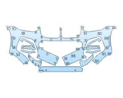 2019 BMW X3 M40I Bumper With Sensors