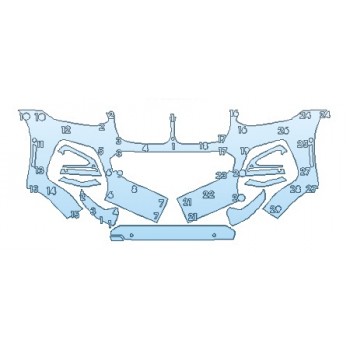 2019 BMW X3 XDRIVE30I M SPORT Bumper With Sensors