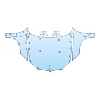 PAINT PROTECTION KIT - 2018 BMW X5 SDRIVE35I LUXURY DESIGN FULL HOOD FENDERS MIRRORS - PRECUT PPF CLEAR BRA WRAP