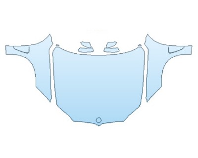 PAINT PROTECTION KIT - 2018 BMW X5 SDRIVE35I LUXURY DESIGN FULL HOOD(WRAPPED EDGES) FENDERS MIRRORS - PRECUT PPF CLEAR BRA WRAP