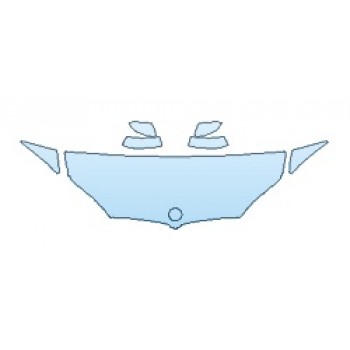 PAINT PROTECTION KIT - 2018 BMW X5 SDRIVE35I LUXURY DESIGN HOOD(24 INCH WRAPPED EDGES) FENDERS MIRRORS - PRECUT PPF CLEAR BRA WRAP