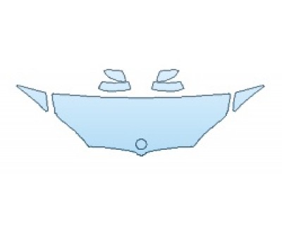 PAINT PROTECTION KIT - 2018 BMW X5 SDRIVE35I LUXURY DESIGN HOOD(24 INCH WRAPPED EDGES) FENDERS MIRRORS - PRECUT PPF CLEAR BRA WRAP