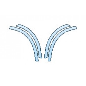 PAINT PROTECTION KIT - 2018 BMW X5 SDRIVE35I LUXURY DESIGN WHEEL OPENINGS - PRECUT PPF CLEAR BRA WRAP