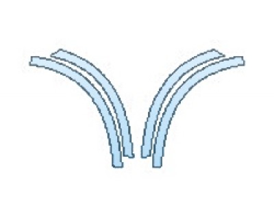 PAINT PROTECTION KIT - 2018 BMW X5 XDRIVE35D LUXURY DESIGN WHEEL OPENINGS - PRECUT PPF CLEAR BRA WRAP