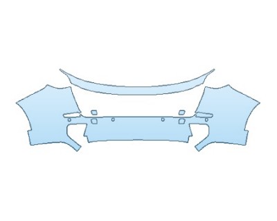 PAINT PROTECTION KIT - 2018 BMW X5 XDRIVE35D LUXURY DESIGN FULLREAR BUMPER WITH SENSORS - PRECUT PPF CLEAR BRA WRAP