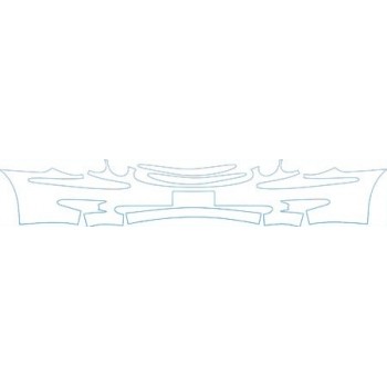 PAINT PROTECTION KIT - 2007 BUICK LACROSSE CX BUMPER (PLATE CUT OUT) KIT - PRECUT PPF CLEAR BRA WRAP