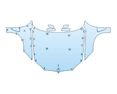 Precut PPF Kit – Clear Bra Paint Protection Film PAINT PROTECTION KIT - 2018 BMW X5 XDRIVE50I LUXURY DESIGN FULL HOOD FENDERS MIRRORS - PRECUT PPF CLEAR BRA WRAP