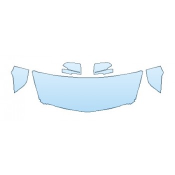 Precut PPF Kit – Clear Bra Paint Protection Film 2019 CADILLAC XTS BASE Hood(24 Inch Wrapped Edges) Fenders Mirrors - INVISIBLEMASK - 3M PAINT PROTECTION