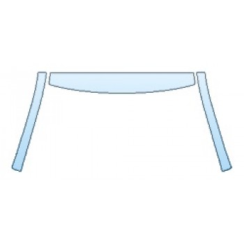 2019 CADILLAC XTS PREMIUM LUXURY Roof A-Pillars - INVISIBLEMASK  - 3M PAINT PROTECTION