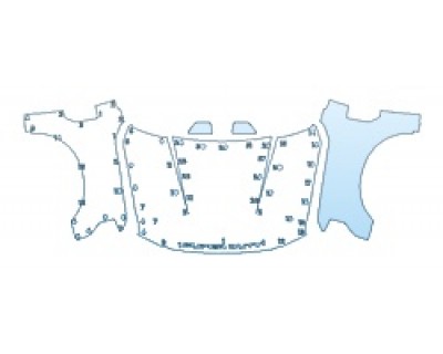 PRECUT PPF CLEAR BRA WRAP