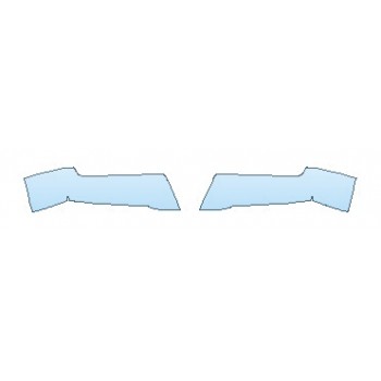 2022 FORD F-250/350 SUPER DUTY LIMITED Rear Bumper - PRECUT PPF CLEAR BRA WRAP