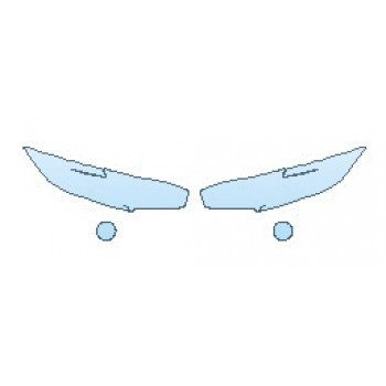 PAINT PROTECTION KIT - 2020 HONDA CIVIC HATCHBACK EX-L NAVI HEADLIGHTS FOG LIGHTS (OPTION 2) - PRECUT PPF CLEAR BRA WRAP