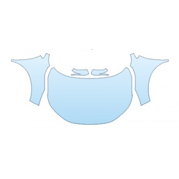 PRECUT PPF KIT - 2018 HONDA CR-V LX FULL HOOD(WRAPPED EDGES) FENDERS MIRRORS PRECUT PPF CLEAR BRA WRAP