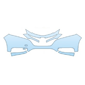 PRECUT PPF KIT - 2018 HONDA HR-V LX BUMPER (4 PIECE) PRECUT PPF CLEAR BRA WRAP