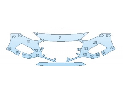 2020 HYUNDAI ACCENT LIMITED Bumper (2 Piece)