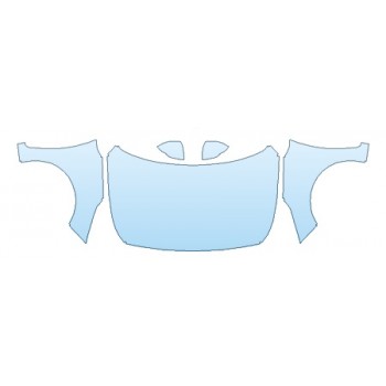 Precut PPF Kit – Clear Bra Paint Protection Film PAINT PROTECTION KIT - 2020 HYUNDAI ACCENT SEL FULL HOOD(WRAPPED EDGES) FENDERS MIRRORS - PRECUT PPF CLEAR BRA WRAP