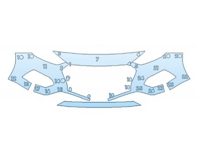 2018 HYUNDAI ACCENT SEL Bumper (2 Piece)