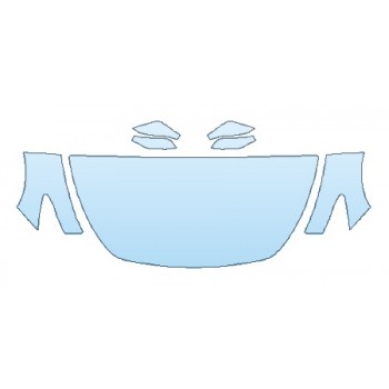 Precut PPF Kit – Clear Bra Paint Protection Film PAINT PROTECTION KIT - 2020 INFINITI Q60 3.0T RED SPORT 400 HOOD(30 INCH WRAPPED EDGES) FENDERS MIRRORS - PRECUT PPF CLEAR BRA WRAP