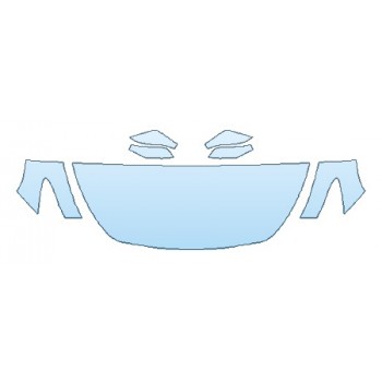 Precut PPF Kit – Clear Bra Paint Protection Film PAINT PROTECTION KIT - 2020 INFINITI Q60 3.0T RED SPORT 400 HOOD(24 INCH) FENDERS MIRRORS - PRECUT PPF CLEAR BRA WRAP