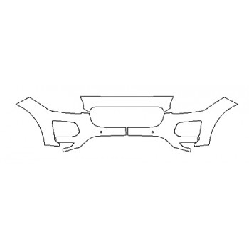 2018 JAGUAR E-PACE BASE Bumper With Sensors (3 Piece)