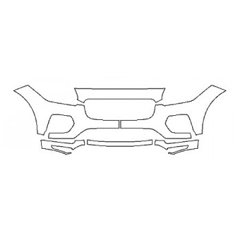 2018 JAGUAR E-PACE R-DYNAMIC S Bumper(6 Piece)